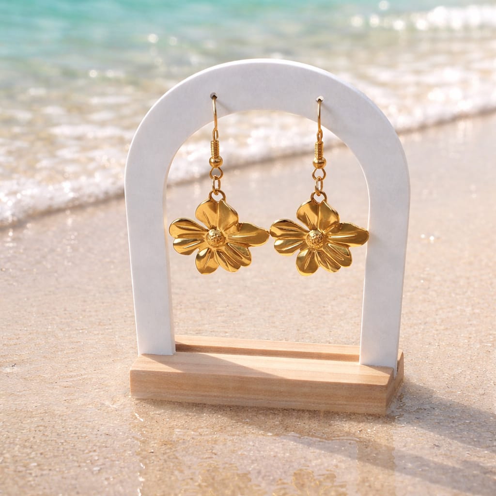 Boucles d'oreilles fleurs