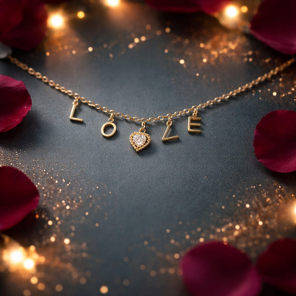 Parure breloques LOVE