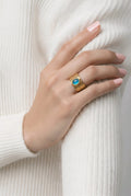 Bague AZUR bleu