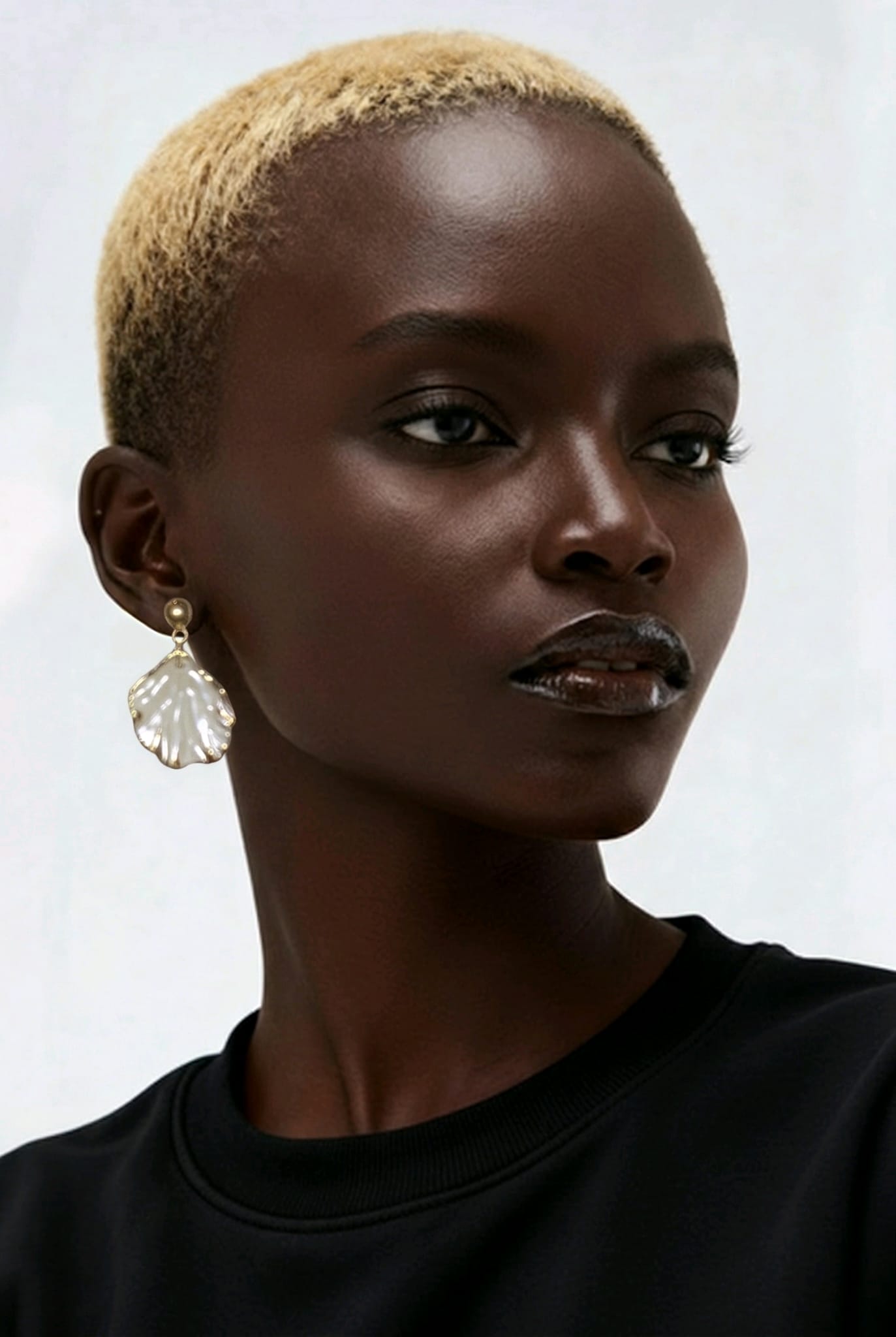 Boucles d'oreilles coquillage