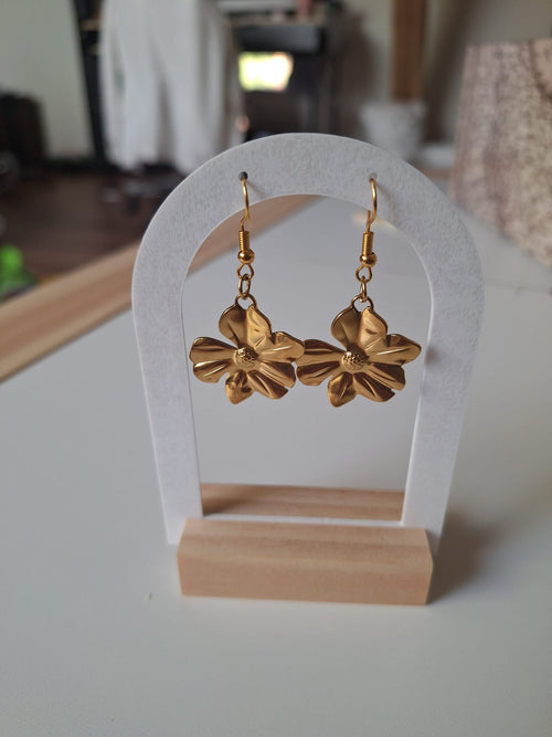 Boucles d'oreilles fleurs