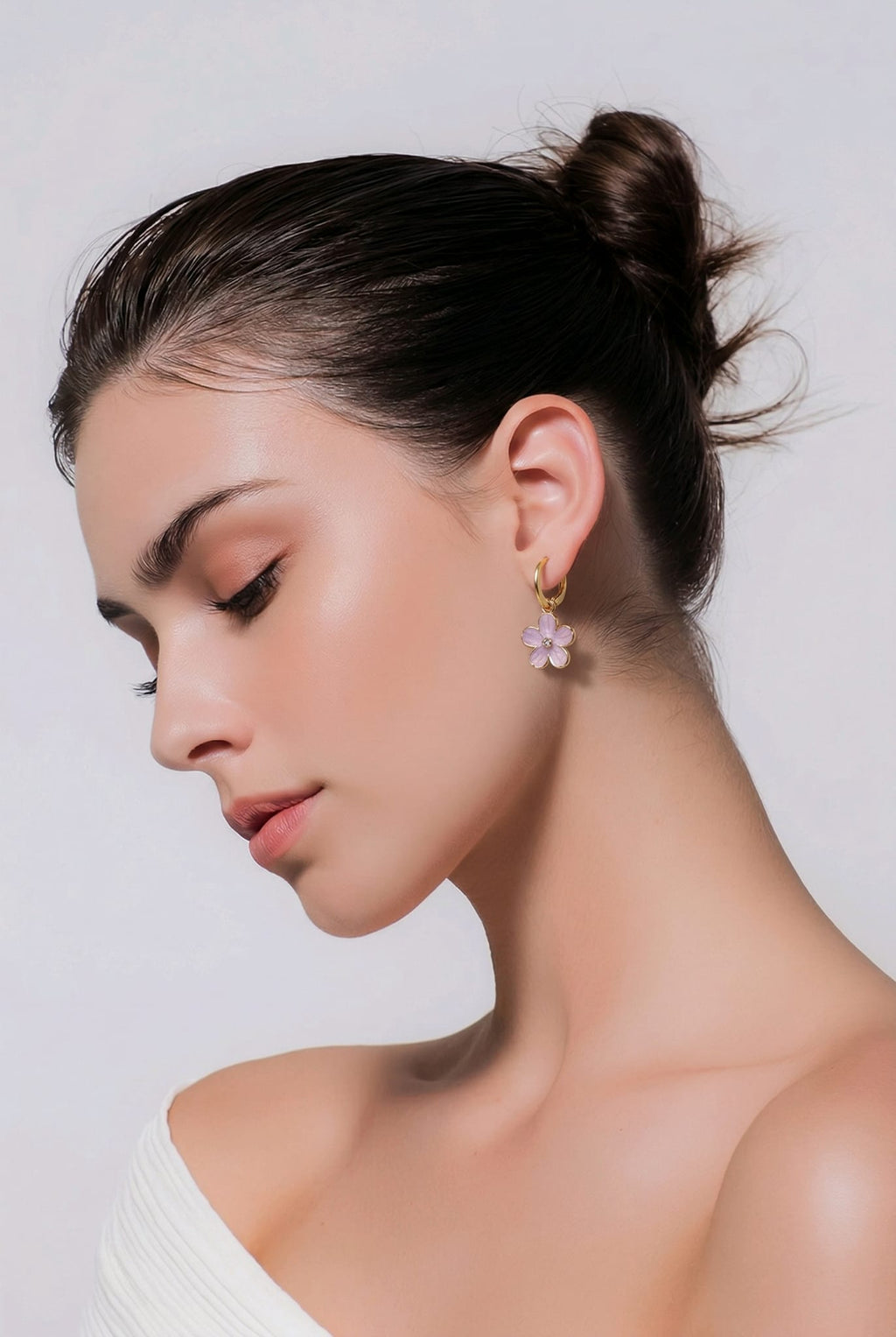 Boucles d'oreilles fleurs délicates