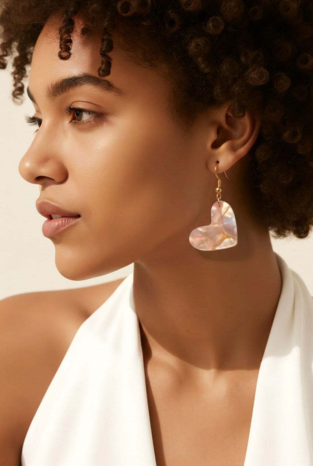 Boucles reflets rosé